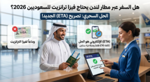 هل السفر عبر مطار لندن يحتاج فيزا ترانزيت للسعوديين 2026؟
