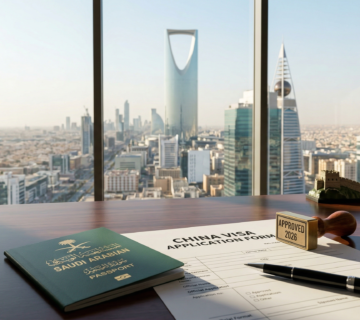 استخراج فيزا الصين من الرياض 2026