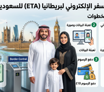 تصريح السفر الإلكتروني لبريطانيا (ETA) للسعوديين 2026 | الشروط