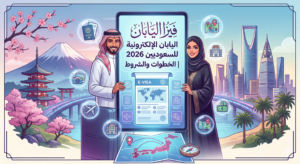 فيزا اليابان الإلكترونية للسعوديين 2026