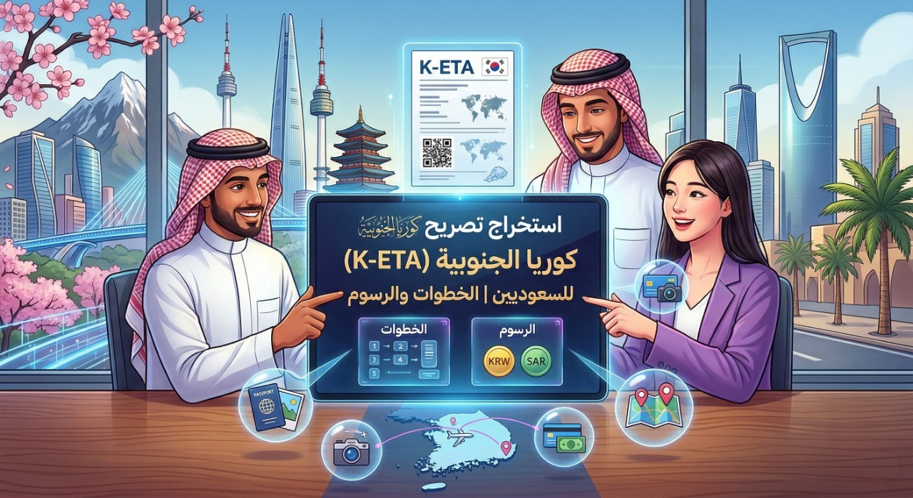 استخراج تصريح كوريا الجنوبية (K-ETA) للسعوديين | الخطوات والرسوم