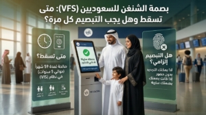 بصمة الشنغن للسعوديين (VFS)